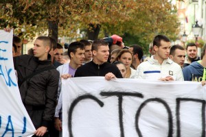 Protestna šetnja studenata u Subotici