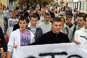Protestna šetnja studenata u Subotici