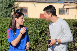 Trening ženske kadetske fudbalske reprezentacije Srbije