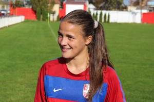 Trening ženske kadetske fudbalske reprezentacije Srbije