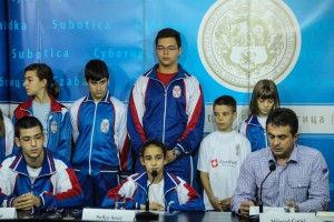 Predstavljanje osvajača medalja KK "Enpi" na Svetskom prvenstvu u karateu