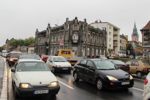 Saobraćajna gužva u centru grada
