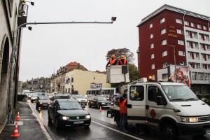 Saobraćajna gužva u centru grada