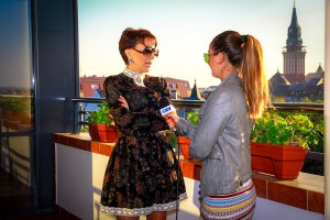 Romana u hotelu Galleria, najavljujući svoj Novogodišnji nastup