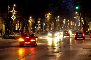 Novogodišnje ukrašavanje grada i porodica Snešković :)