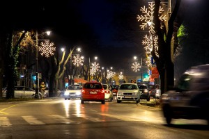 Novogodišnje ukrašavanje grada i porodica Snešković :)