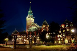 Novogodišnje ukrašavanje grada i porodica Snešković :)