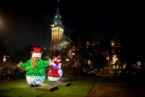 Novogodišnje ukrašavanje grada i porodica Snešković :)
