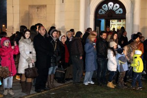 Badnji dan - povorka iz crkve do Gradskog trga