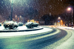 Snežno bela noć u Subotici