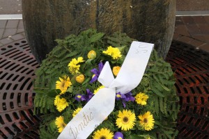 Polaganje venaca na Plato Dr Zorana Đinđića