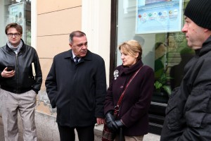 Polaganje venaca na Plato Dr Zorana Đinđića