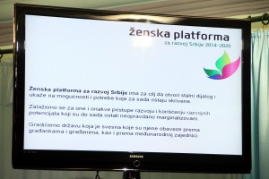 Potpisivanje Ženske platforme za razvoj Srbije 2014-2020