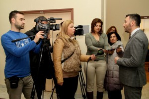 Incident na Konferenciji za novinare Pokreta socijalista