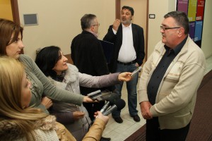 Incident na Konferenciji za novinare Pokreta socijalista