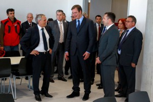 Premijer Aleksandar Vučić u poseti fabrici "Swarovski"