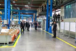 Premijer Aleksandar Vučić u poseti fabrici "Siemens"