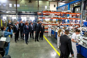 Premijer Aleksandar Vučić u poseti fabrici "Siemens"