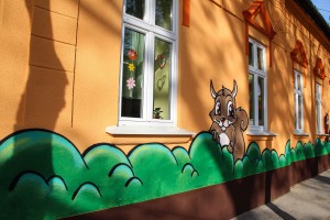 Uređenje prostora vrtića "Veverica"