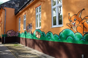 Uređenje prostora vrtića "Veverica"