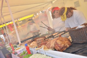 Proslava 1. maja na Paliću (leva strana jezera)