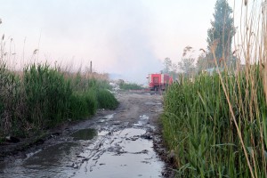 Požar na divljoj deponiji