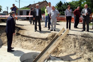 Obilazak radova na Kolektoru II, Centralnom magistralnom vodovodu i Kolektoru VII