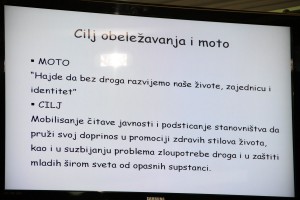 Press povodom Međunarodnog dana protiv zloupotrebe i krijumčarenja droga