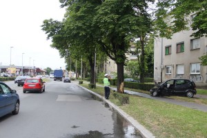 Saobraćajna nezgoda preko puta zgrade Suda