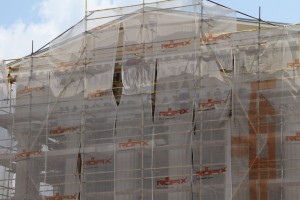 Zgrada Narodnog pozorišta u izgradnji