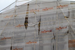 Zgrada Narodnog pozorišta u izgradnji