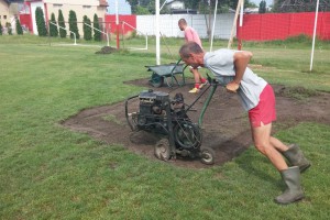 Radovi na uređenju stadiona FK "Bačka 1901"