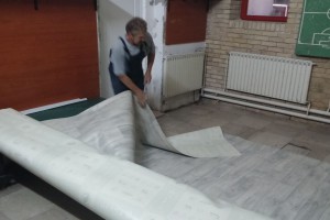 Radovi na uređenju stadiona FK "Bačka 1901"