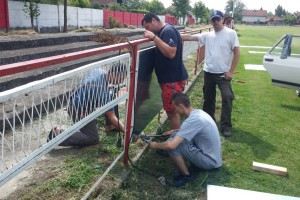Radovi na uređenju stadiona FK "Bačka 1901"