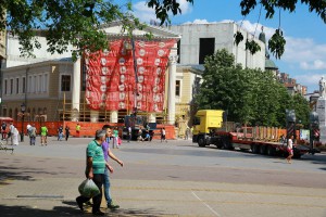 Završni radovi na obnovi fasade Narodnog pozorišta