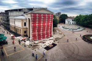 Otkrivanje rekonstruisane i obnovljene fasade starog dela Narodnog pozorišta Subotica