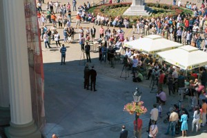 Otkrivanje rekonstruisane i obnovljene fasade starog dela Narodnog pozorišta Subotica