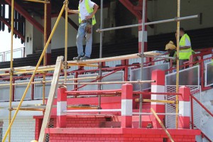 Radovi na uređenju stadiona FK "Bačka 1901"