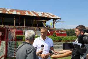 Radovi na uređenju stadiona FK "Bačka 1901"