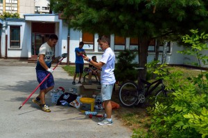 Oslikavanje zida letnje učionice OŠ “Sonja Marinković”