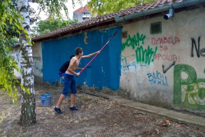 Oslikavanje zida letnje učionice OŠ “Sonja Marinković”