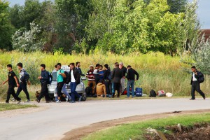 Migranti u Kanjiži (Prihvatni centar)