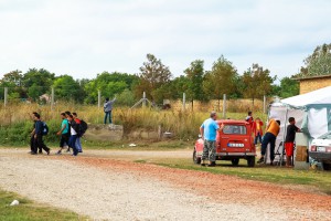 Migranti u Kanjiži (Prihvatni centar)