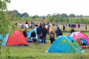 Migranti u Kanjiži (Prihvatni centar)