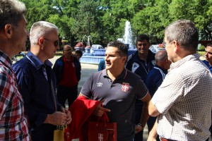 Prijem za predstavnike reprezentacija učesnika turnira "Stevan Ćele Vilotić"