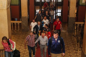 Prijem za predstavnike reprezentacija učesnika turnira "Stevan Ćele Vilotić"