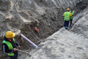 Radovi na izgradnji vodovodne mreže (Matije Gupca)