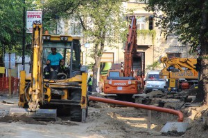 Radovi na izgradnji vodovodne mreže (Matije Gupca)