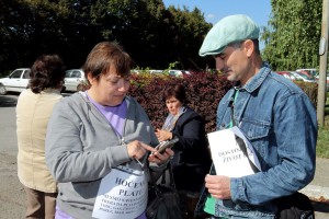 Protest radnika "Agroseme-Panonija" (protest je nastavljen i tokom noći)