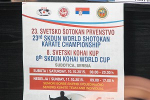 Najava 23. Svetskog prvenstva u karateu